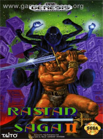 Cover Rastan Saga II for Genesis - Mega Drive